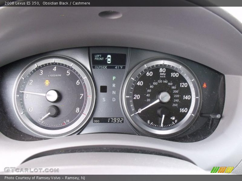 Obsidian Black / Cashmere 2008 Lexus ES 350