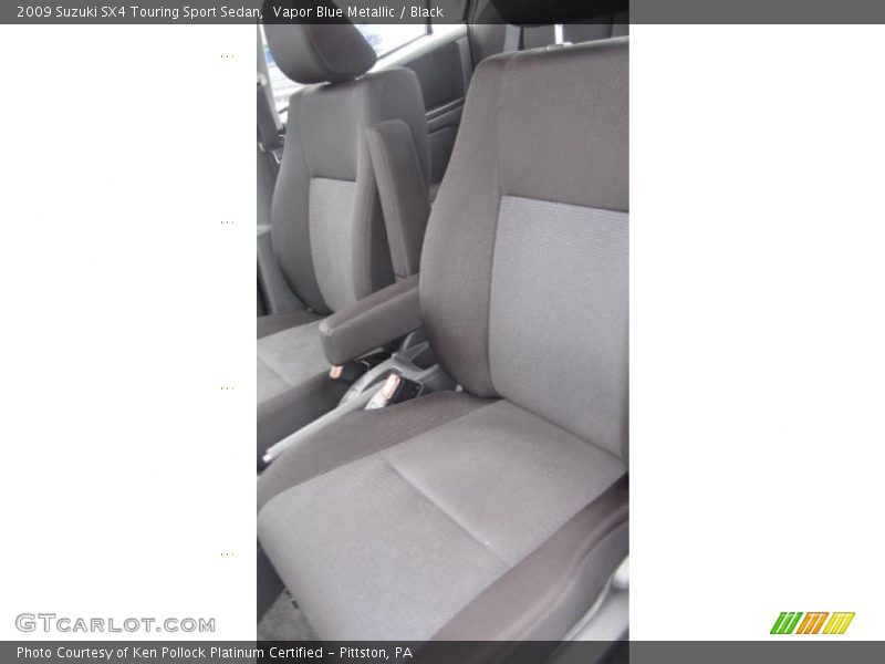 Vapor Blue Metallic / Black 2009 Suzuki SX4 Touring Sport Sedan