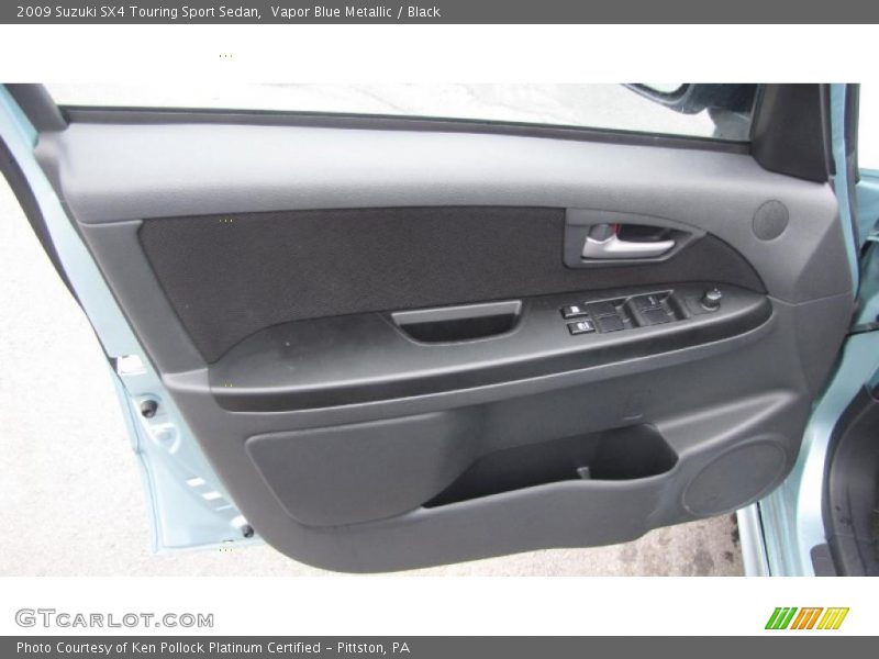 Vapor Blue Metallic / Black 2009 Suzuki SX4 Touring Sport Sedan