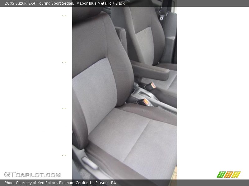 Vapor Blue Metallic / Black 2009 Suzuki SX4 Touring Sport Sedan