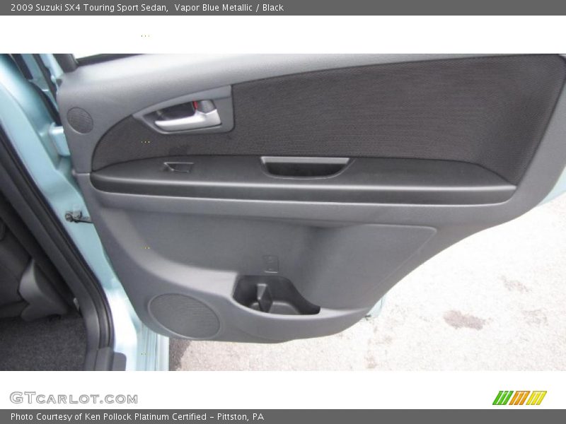 Vapor Blue Metallic / Black 2009 Suzuki SX4 Touring Sport Sedan