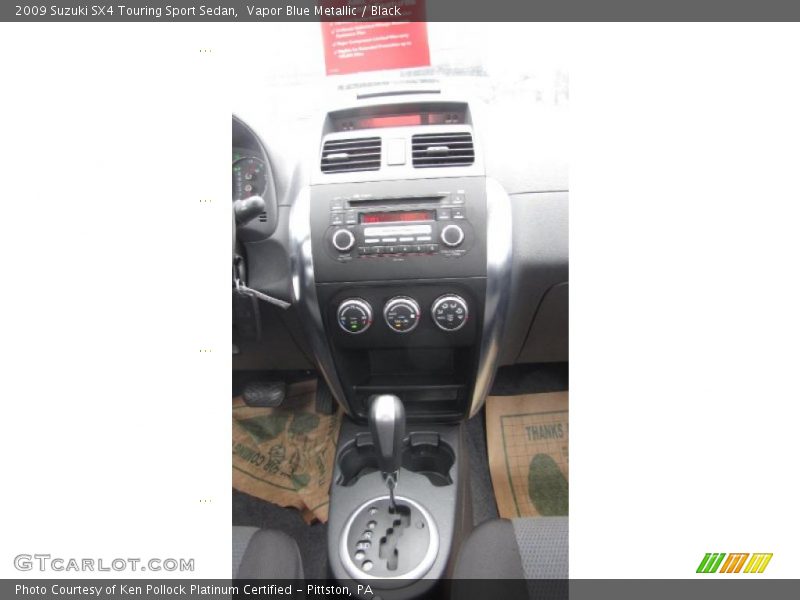 Vapor Blue Metallic / Black 2009 Suzuki SX4 Touring Sport Sedan