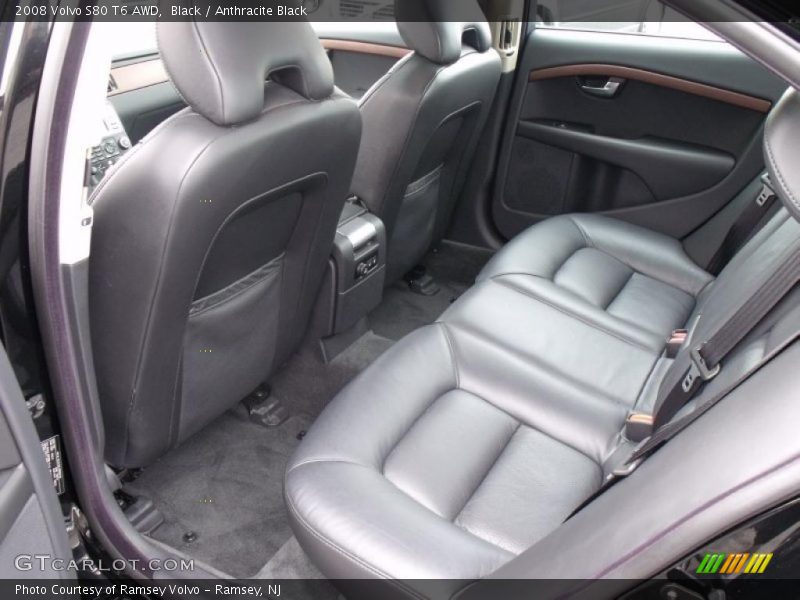 Black / Anthracite Black 2008 Volvo S80 T6 AWD
