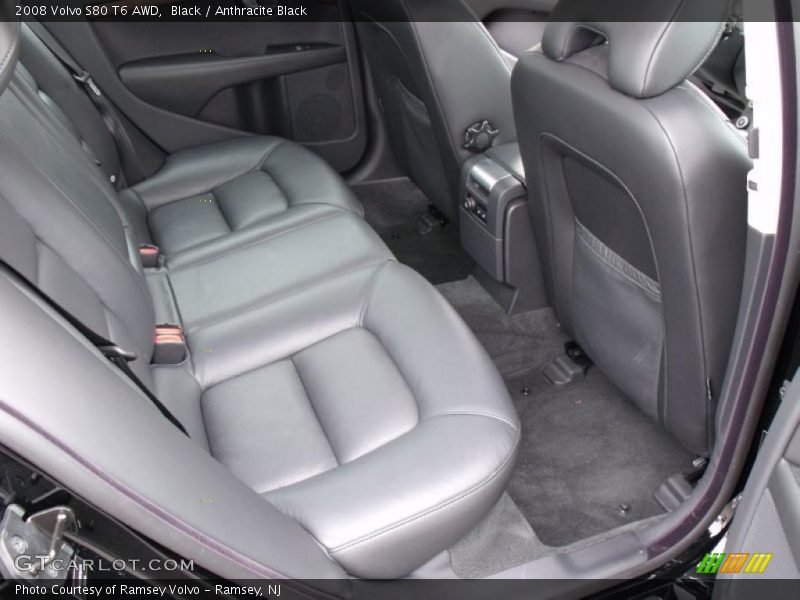 Black / Anthracite Black 2008 Volvo S80 T6 AWD