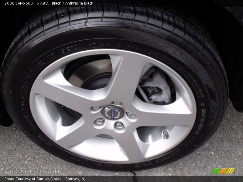 Black / Anthracite Black 2008 Volvo S80 T6 AWD