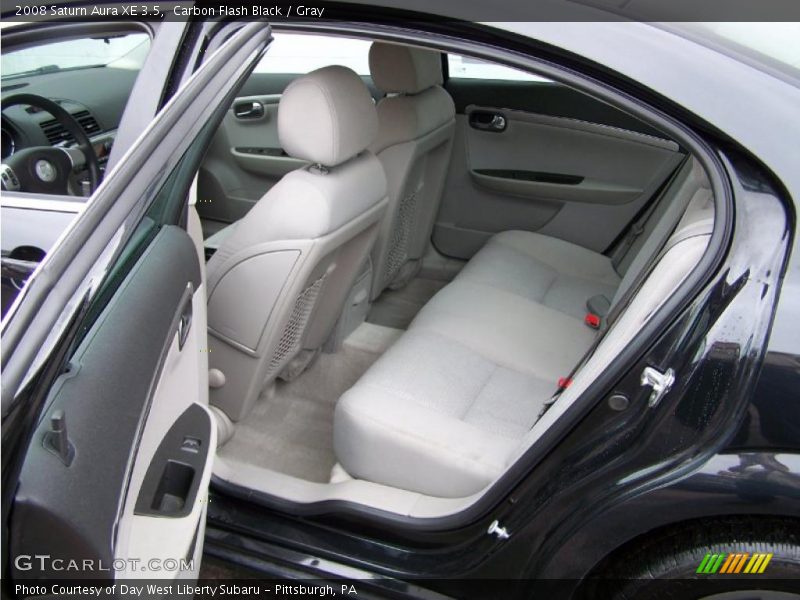 Carbon Flash Black / Gray 2008 Saturn Aura XE 3.5