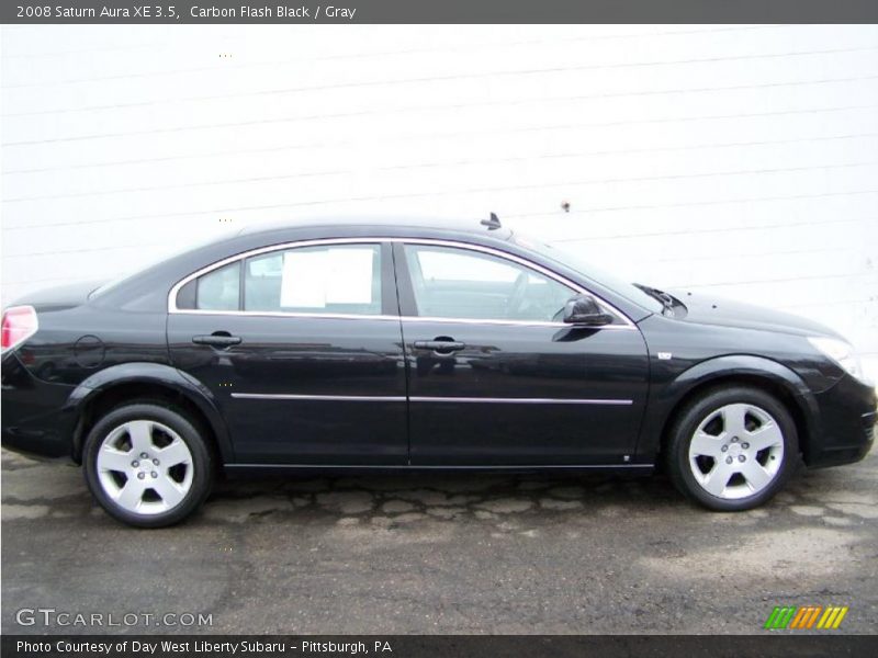 Carbon Flash Black / Gray 2008 Saturn Aura XE 3.5
