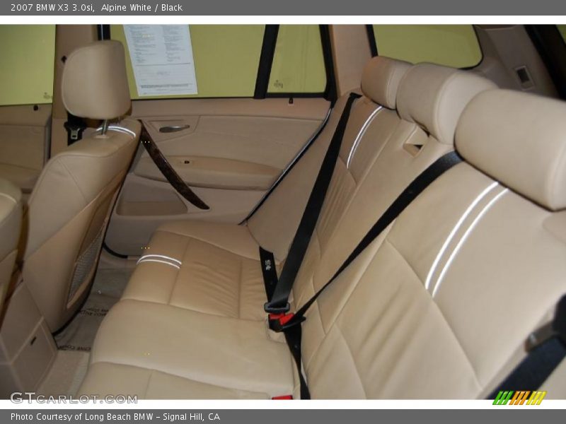 Alpine White / Black 2007 BMW X3 3.0si