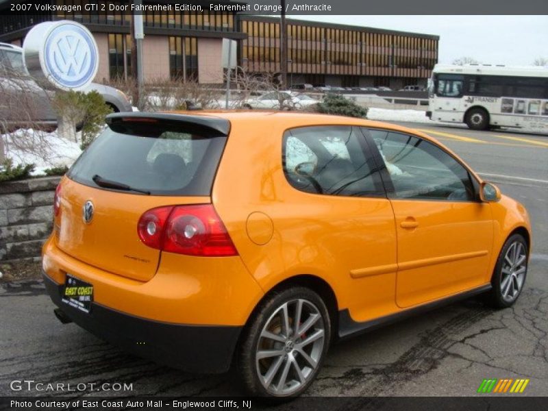 Fahrenheit Orange / Anthracite 2007 Volkswagen GTI 2 Door Fahrenheit Edition