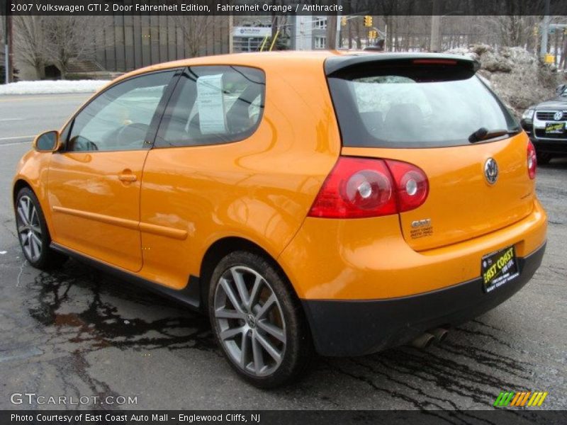 Fahrenheit Orange / Anthracite 2007 Volkswagen GTI 2 Door Fahrenheit Edition