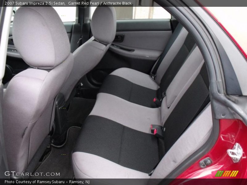Garnet Red Pearl / Anthracite Black 2007 Subaru Impreza 2.5i Sedan
