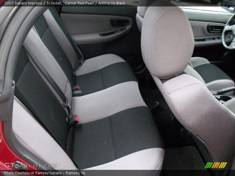 Garnet Red Pearl / Anthracite Black 2007 Subaru Impreza 2.5i Sedan