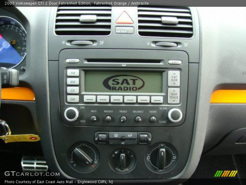Fahrenheit Orange / Anthracite 2007 Volkswagen GTI 2 Door Fahrenheit Edition