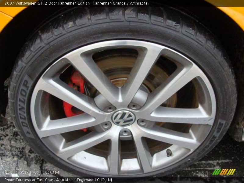 Fahrenheit Orange / Anthracite 2007 Volkswagen GTI 2 Door Fahrenheit Edition