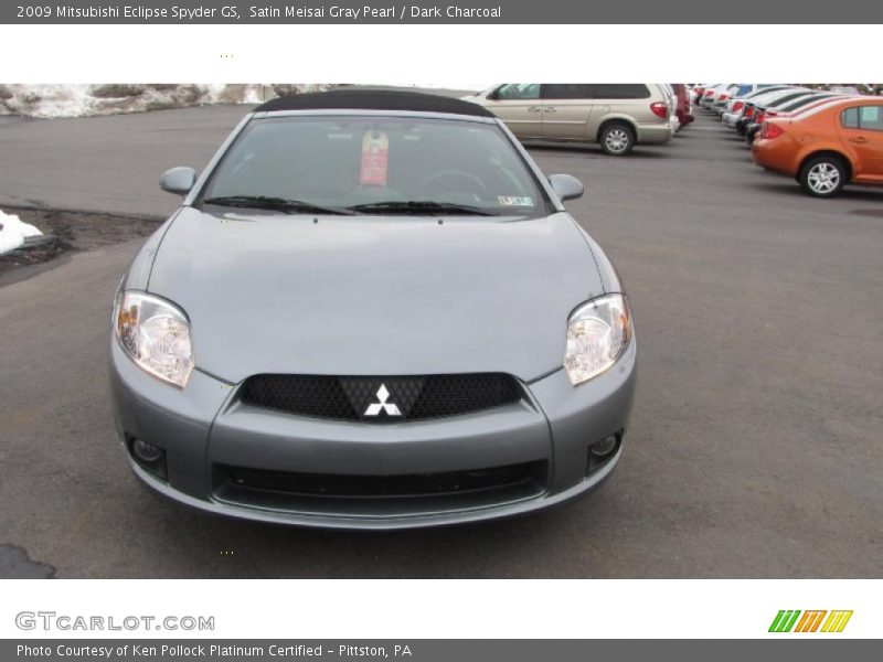 Satin Meisai Gray Pearl / Dark Charcoal 2009 Mitsubishi Eclipse Spyder GS