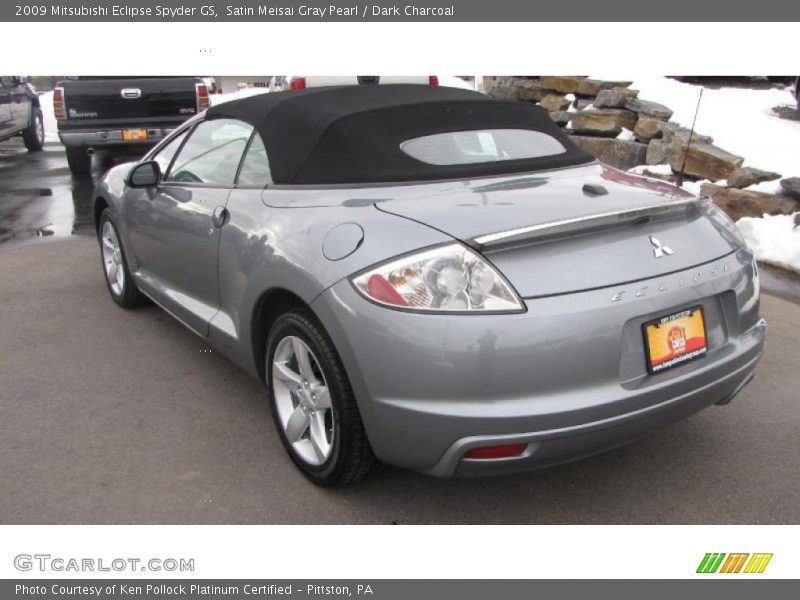 Satin Meisai Gray Pearl / Dark Charcoal 2009 Mitsubishi Eclipse Spyder GS
