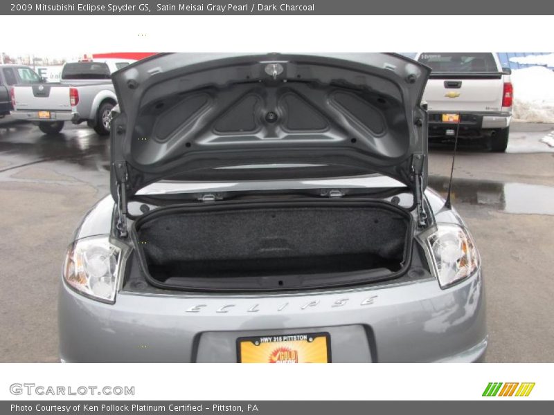 Satin Meisai Gray Pearl / Dark Charcoal 2009 Mitsubishi Eclipse Spyder GS