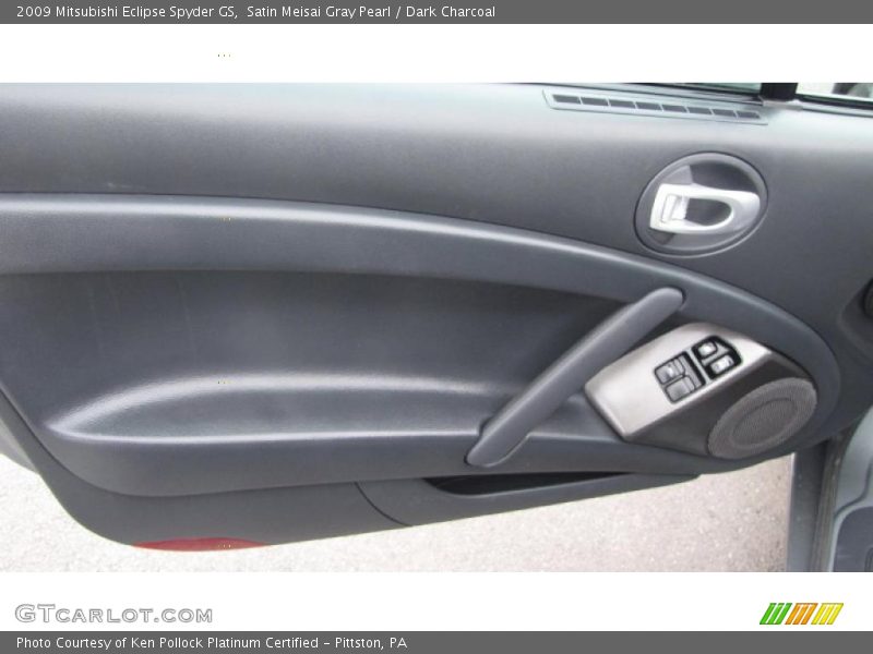 Satin Meisai Gray Pearl / Dark Charcoal 2009 Mitsubishi Eclipse Spyder GS