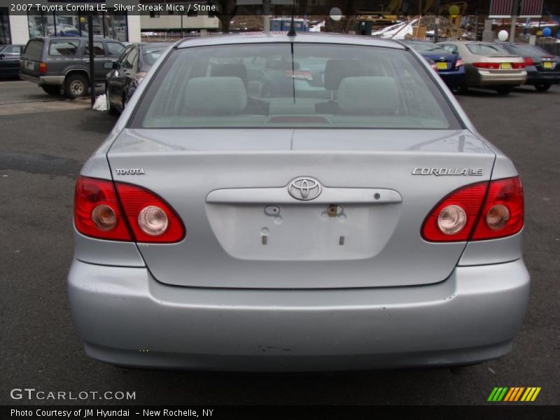 Silver Streak Mica / Stone 2007 Toyota Corolla LE