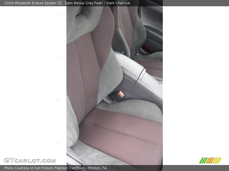 Satin Meisai Gray Pearl / Dark Charcoal 2009 Mitsubishi Eclipse Spyder GS