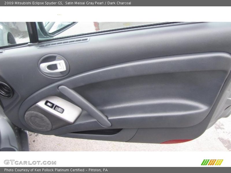 Satin Meisai Gray Pearl / Dark Charcoal 2009 Mitsubishi Eclipse Spyder GS