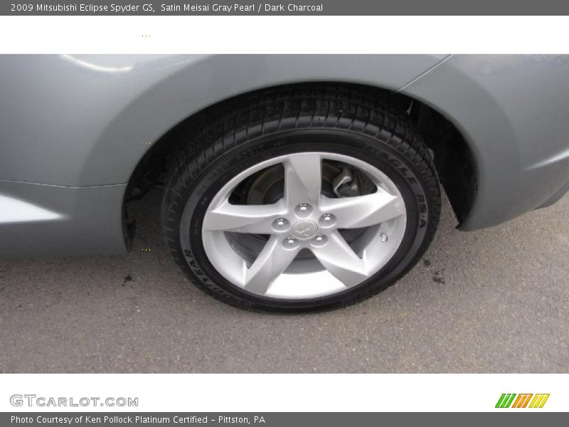 Satin Meisai Gray Pearl / Dark Charcoal 2009 Mitsubishi Eclipse Spyder GS