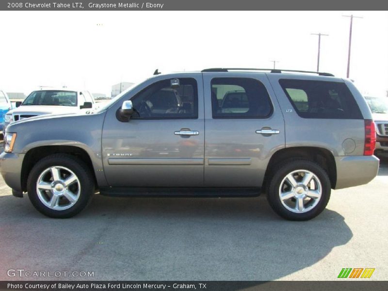 Graystone Metallic / Ebony 2008 Chevrolet Tahoe LTZ