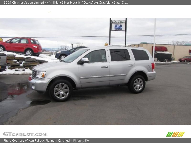 Bright Silver Metallic / Dark Slate Gray/Light Slate Gray 2009 Chrysler Aspen Limited 4x4