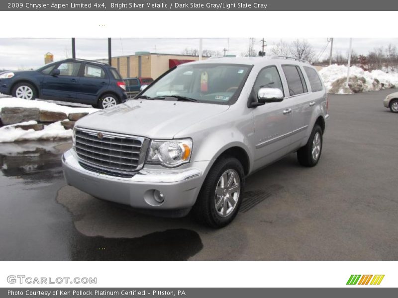 Bright Silver Metallic / Dark Slate Gray/Light Slate Gray 2009 Chrysler Aspen Limited 4x4
