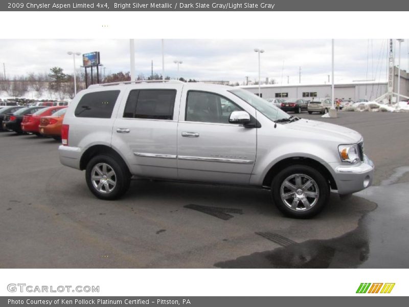 Bright Silver Metallic / Dark Slate Gray/Light Slate Gray 2009 Chrysler Aspen Limited 4x4