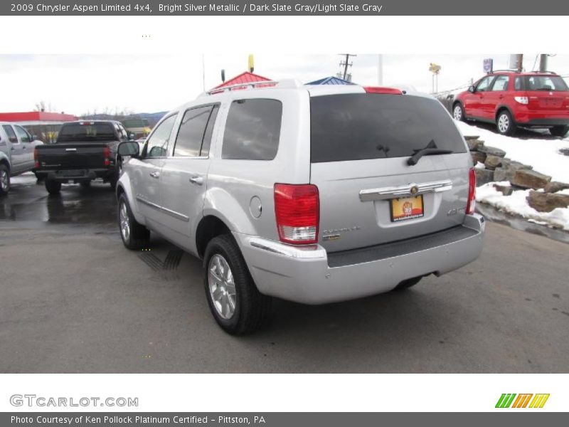 Bright Silver Metallic / Dark Slate Gray/Light Slate Gray 2009 Chrysler Aspen Limited 4x4