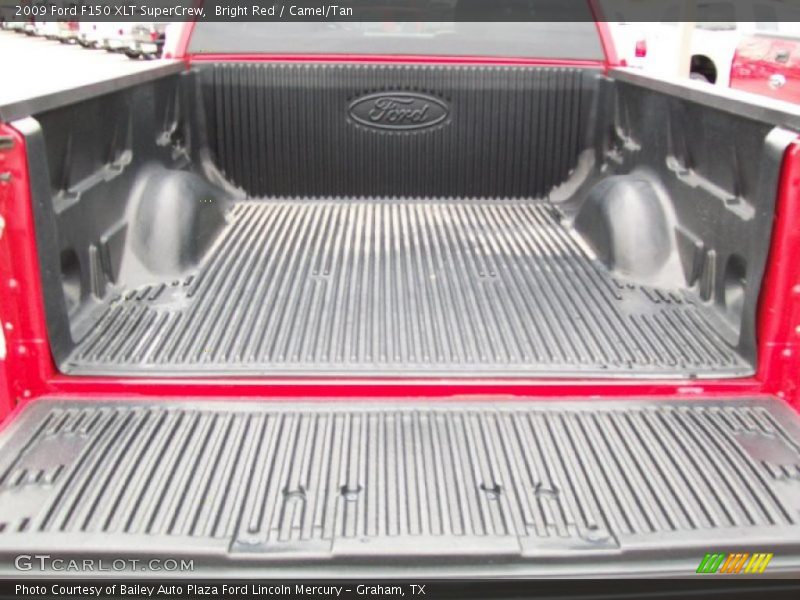 Bright Red / Camel/Tan 2009 Ford F150 XLT SuperCrew