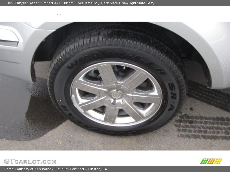 Bright Silver Metallic / Dark Slate Gray/Light Slate Gray 2009 Chrysler Aspen Limited 4x4