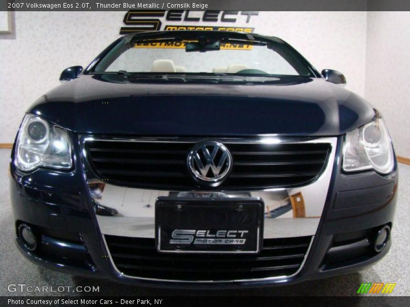 Thunder Blue Metallic / Cornsilk Beige 2007 Volkswagen Eos 2.0T