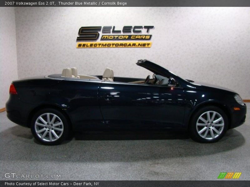 Thunder Blue Metallic / Cornsilk Beige 2007 Volkswagen Eos 2.0T
