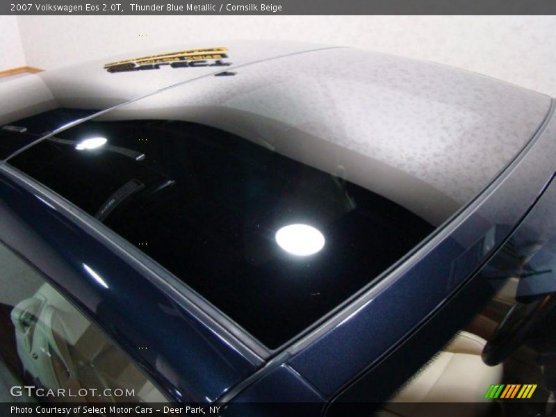 Thunder Blue Metallic / Cornsilk Beige 2007 Volkswagen Eos 2.0T