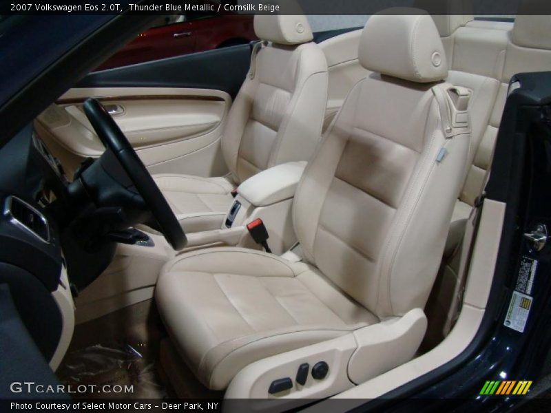 Thunder Blue Metallic / Cornsilk Beige 2007 Volkswagen Eos 2.0T