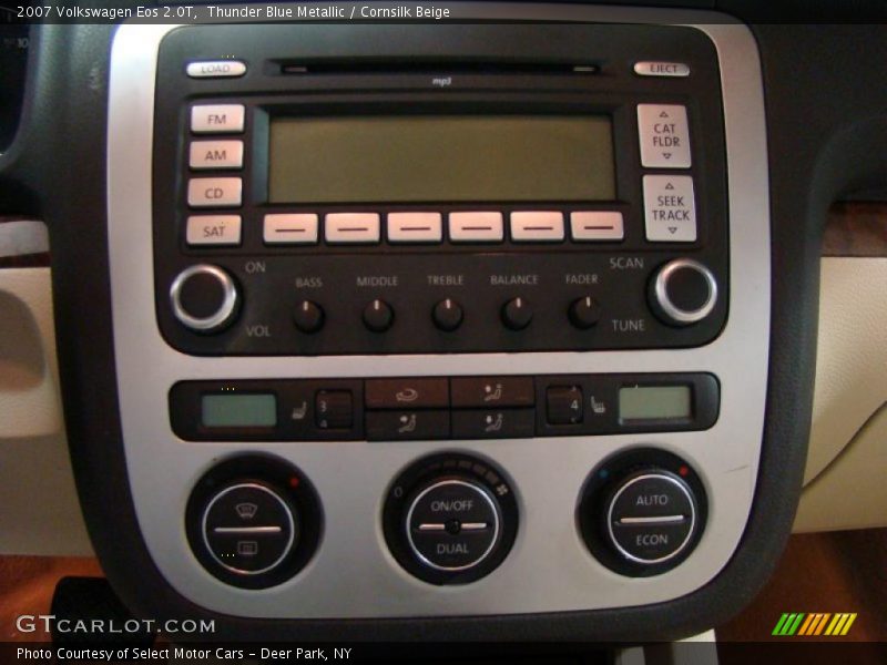 Thunder Blue Metallic / Cornsilk Beige 2007 Volkswagen Eos 2.0T