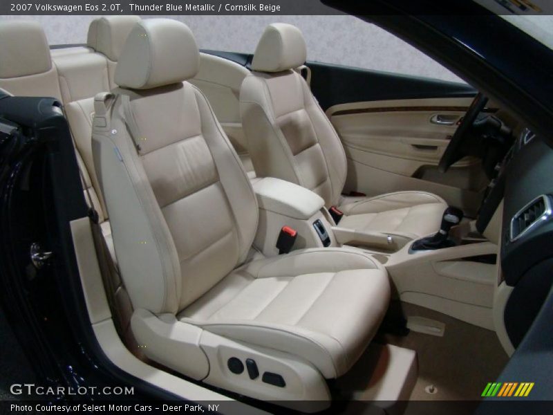 Thunder Blue Metallic / Cornsilk Beige 2007 Volkswagen Eos 2.0T