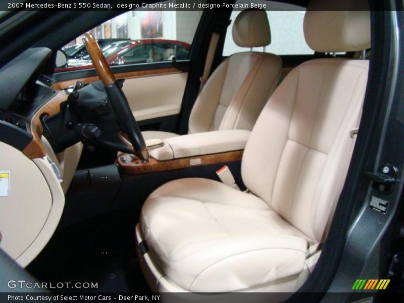 designo Graphite Metallic / designo Porcelain Beige 2007 Mercedes-Benz S 550 Sedan