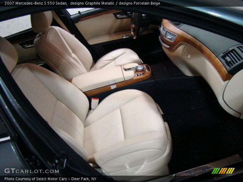 designo Graphite Metallic / designo Porcelain Beige 2007 Mercedes-Benz S 550 Sedan