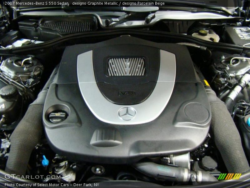 designo Graphite Metallic / designo Porcelain Beige 2007 Mercedes-Benz S 550 Sedan