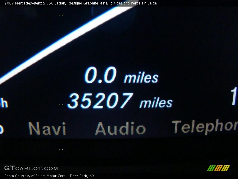 designo Graphite Metallic / designo Porcelain Beige 2007 Mercedes-Benz S 550 Sedan