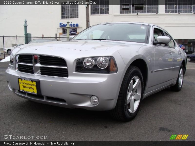 Bright Silver Metallic / Dark Slate Gray 2010 Dodge Charger SXT