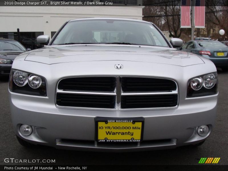 Bright Silver Metallic / Dark Slate Gray 2010 Dodge Charger SXT