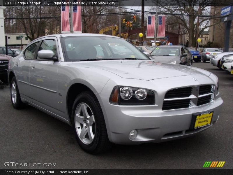 Bright Silver Metallic / Dark Slate Gray 2010 Dodge Charger SXT