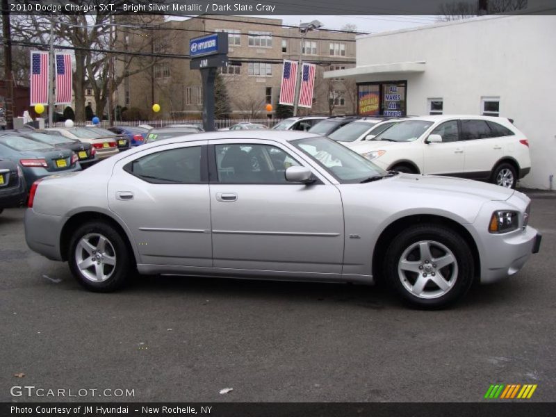 Bright Silver Metallic / Dark Slate Gray 2010 Dodge Charger SXT
