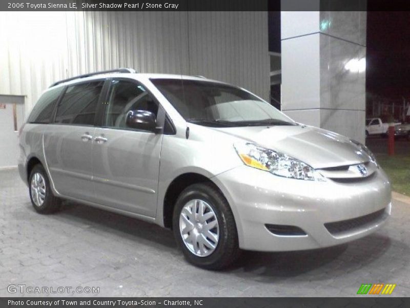 Silver Shadow Pearl / Stone Gray 2006 Toyota Sienna LE