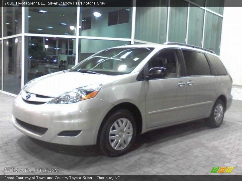 Silver Shadow Pearl / Stone Gray 2006 Toyota Sienna LE
