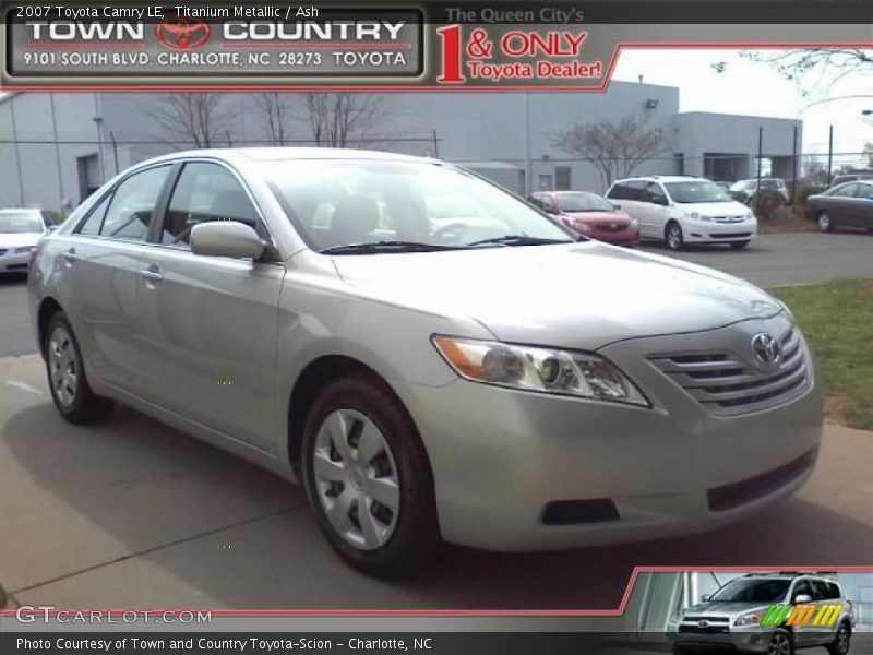 Titanium Metallic / Ash 2007 Toyota Camry LE